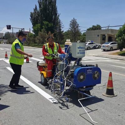 MMA BPO Otopark Hattı İki Bileşen Yol İşaretleme Makinesi Booster İtme