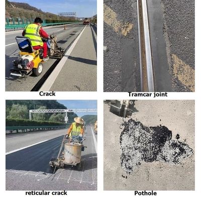 Erimiş Değiştirilmiş Asfalt Yolu Yapaçları Köprü Güverte Yaklaşımlarını Düzeltmek İçin Ön karışım