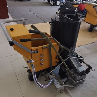 quality El ile itmek için termoplastik yol çizgisi işaretleme makinesi 120 kg tank factory