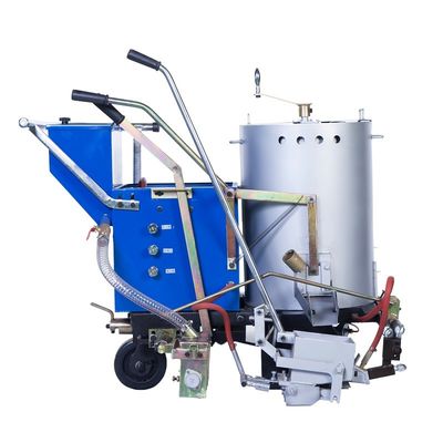 120kg El İtme Termoplastik Yol Çizgisi İşaretleme Makinesi Gaz Isıtma Boya Tankı ile