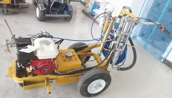 Havasız püskürtme kaldırım hattı çizgi yol işaretleme ekipmanları soğuk boya tek tabanca