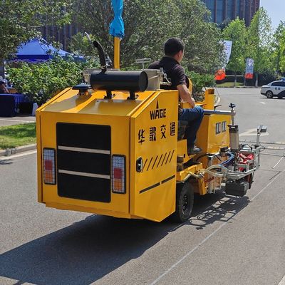 400 kg boya tankı kapasitesi Yolcu sürüşü Yol inşaatı için termoplastik yol işaretleme kamyonu