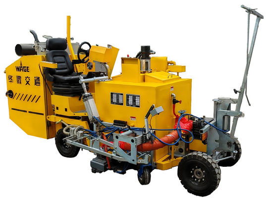 Otomatik Sürüş Modu Orta Boyutlu Yolcu Termoplastik Yol İşaretleme Kamyonu 4KM/h İşaretleme için İşaretleme Hızı