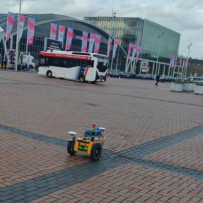 Road Line Premarking  Robot / Machine- Show On Intertraffic Amsterdam 2026- satellite navigating