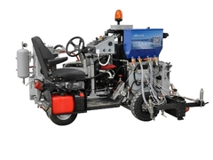 Küçük termoplastik yol işaretleme kamyonu