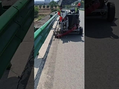Küçük termoplastik yol çizgisi işaretleme üç tekerlekli makine